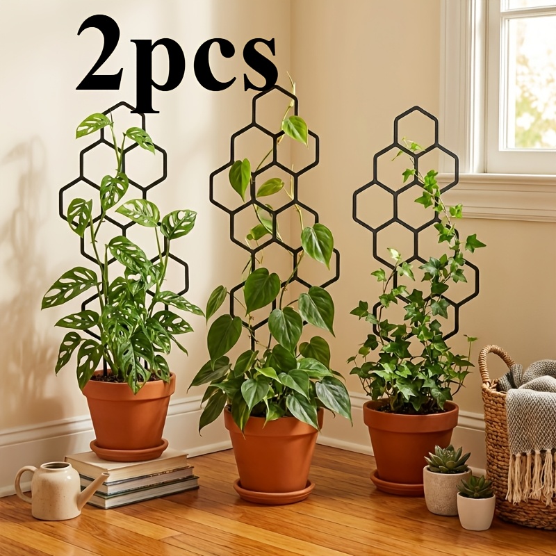 Vine Climbing Plastic - 2개 세트 벌집 모양 식물 등반용