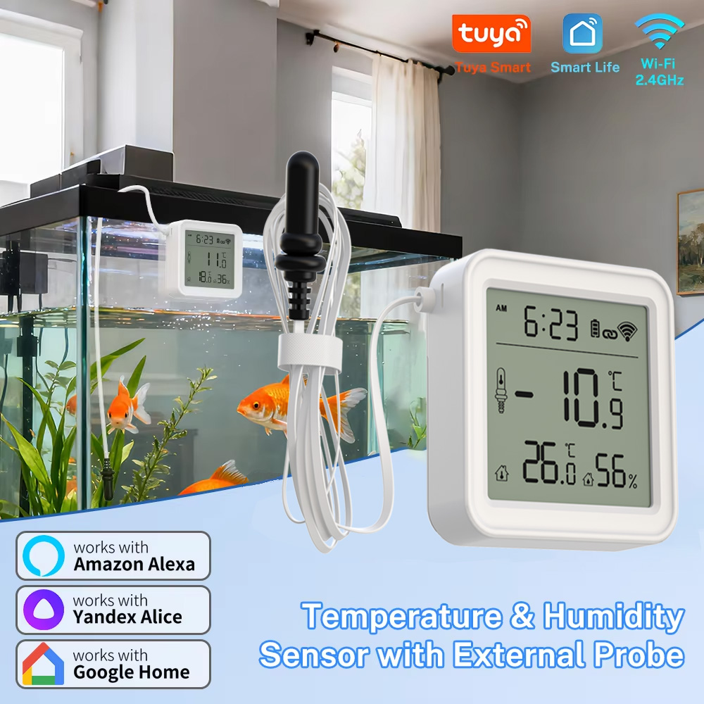 원격 모니터링을 위한 외부 프로브 습도계가 있는 Tuy - Digital Hygrometer Probe 리뷰 및 가격